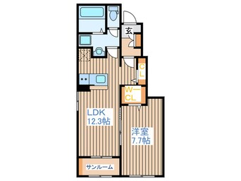 間取図 プチ・モンターニュⅢ