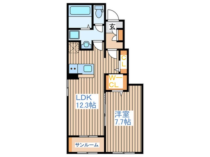 間取り図 プチ・モンターニュⅢ