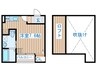 シエル若林 1Rの間取り