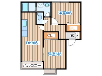 間取図 サンライフ東中田