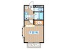 IVY　COURT 1Kの間取り