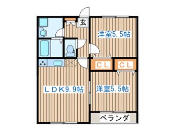 間取図 ハイツみどり