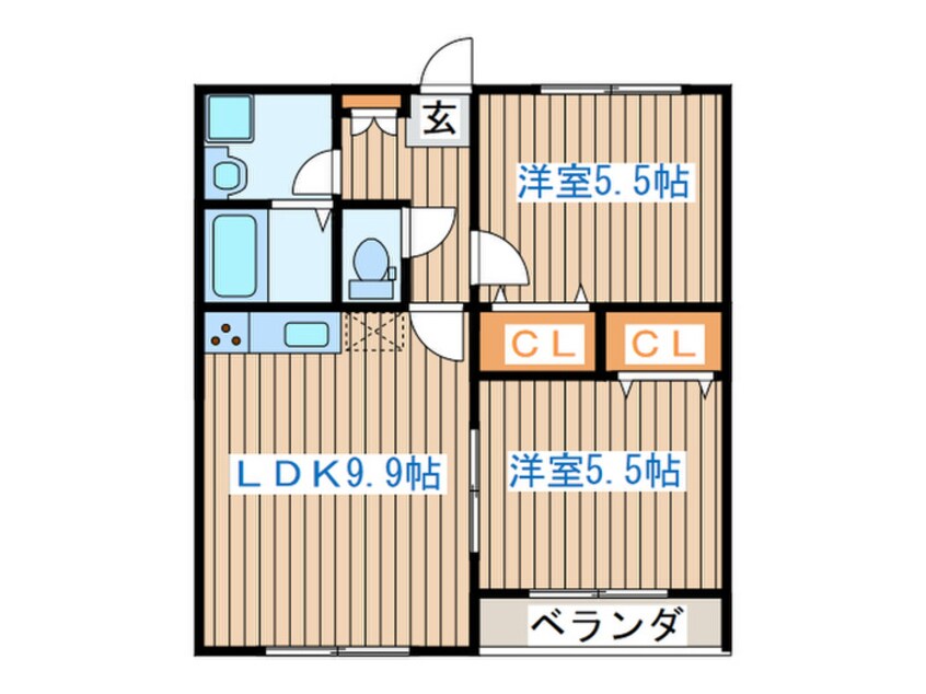 間取図 ハイツみどり