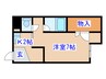 ジュネパレス 1Kの間取り