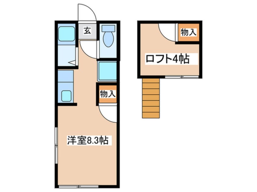 間取図 エクセルシャトー続橋