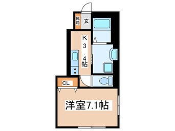 間取図 アルエル旭ヶ丘A