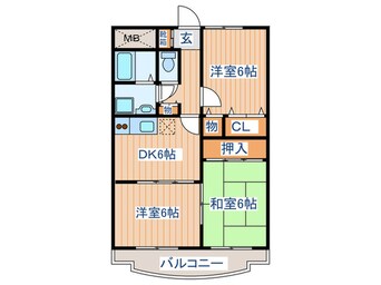 間取図 マリンハイツイデカ