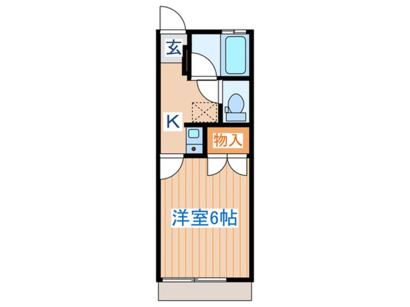 間取図 クリエートハイツ高砂