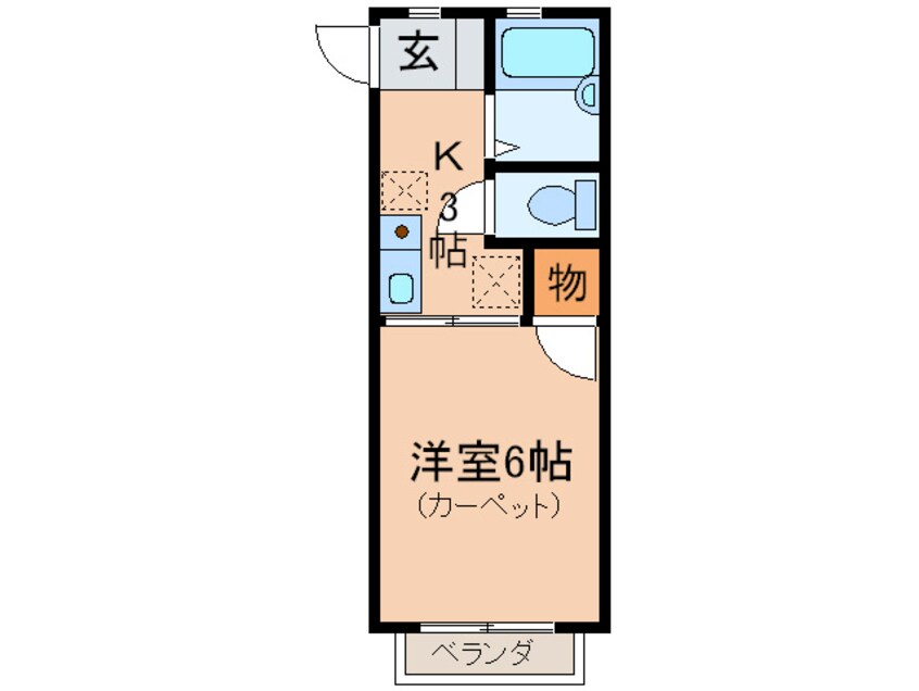 間取図 コーポセントポーリア