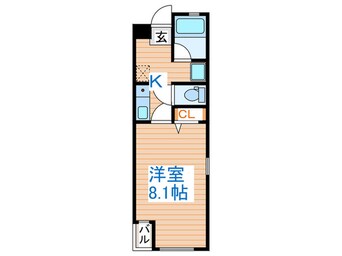 間取図 フォレストハイム河原町