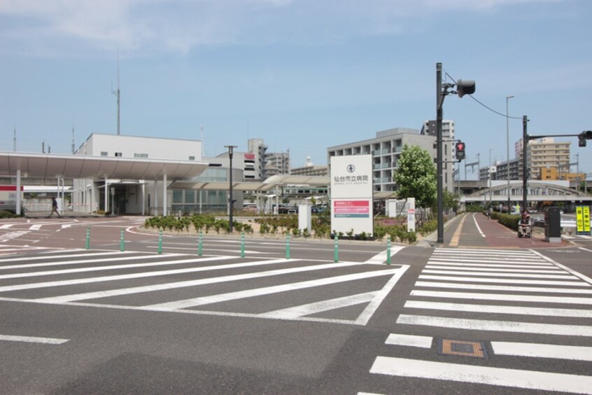 市立病院(病院)まで1300m サント・ネージュ