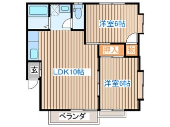 間取図 シティ郡山Ｃ