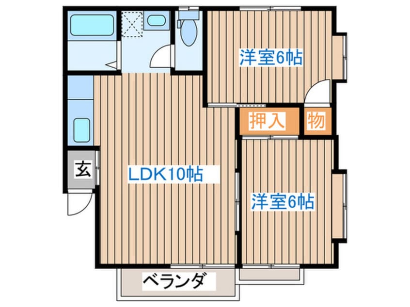 間取図 シティ郡山Ｃ