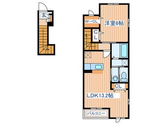 間取図 シャルマンメゾン