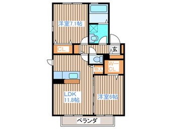 間取図 銀河Ａ