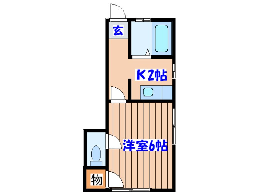 間取図 鳥越アパート