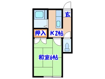 間取図 鳥越アパート