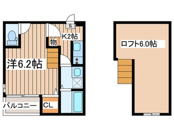 間取図 ハーモニーテラス東黒松