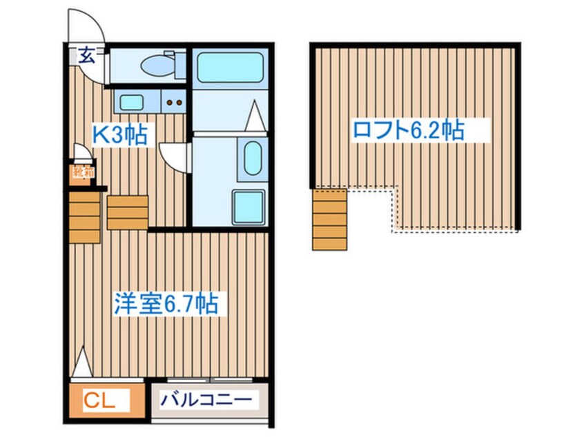 間取図 アローラテラス卸町　