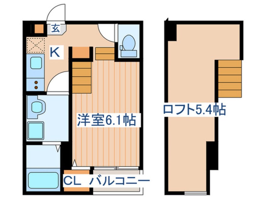 間取図 ハーモニーテラス栄Ⅲ
