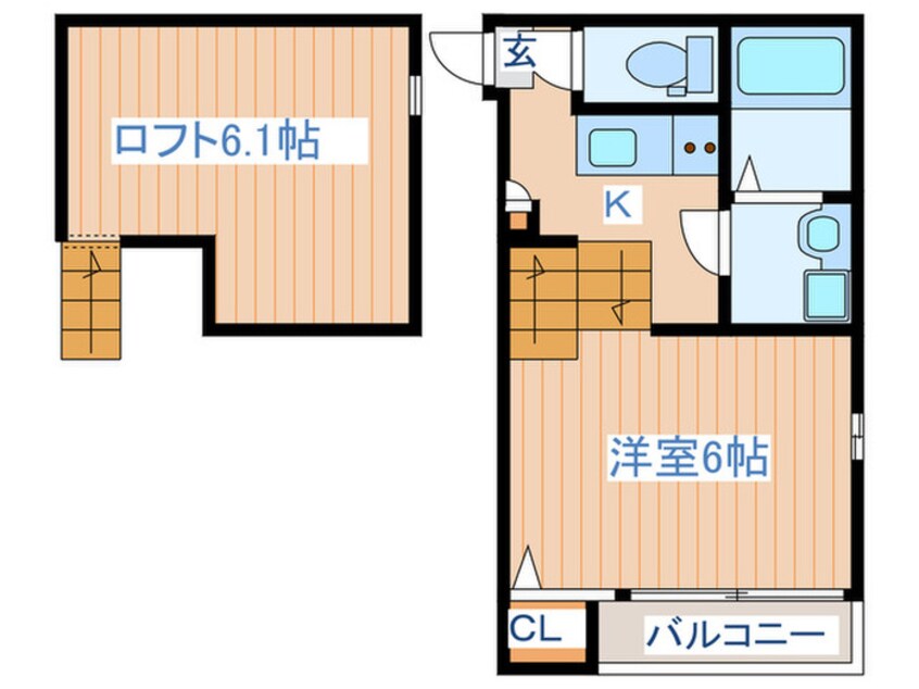 間取図 ハーモニーテラス栄Ⅲ