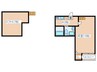 クレアシオン長町南 1Kの間取り