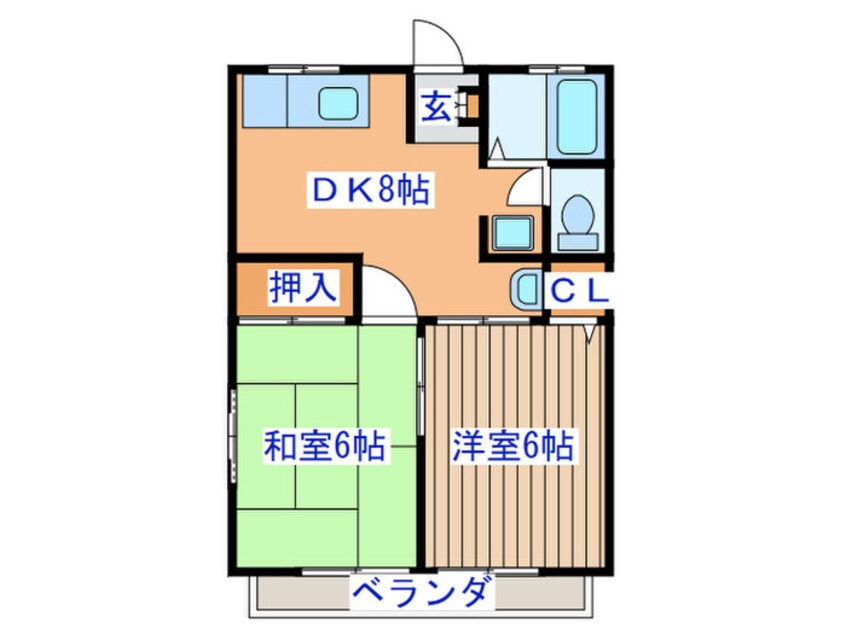 間取図 シティハイム125