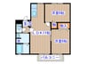 FUJIKOU 11 B棟 2LDKの間取り
