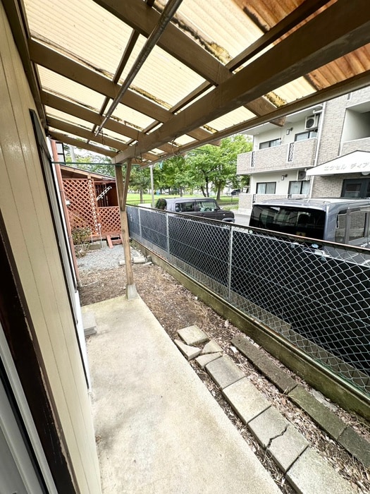 ベランダ・バルコニー 伊藤方貸家６棟６号