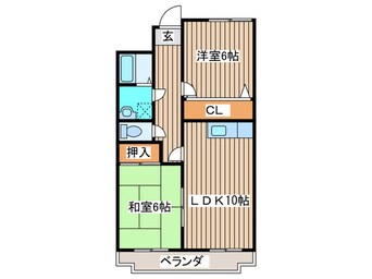 間取図 アイックス今泉