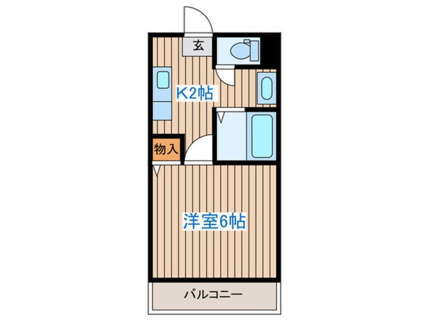 間取図 ジュネス向山