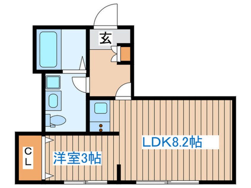 間取図 メリディアンK　Ⅰ