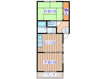 間取図 レジデンス桜木