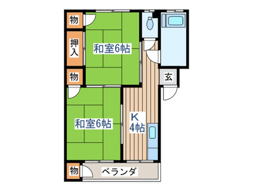 間取図 村富荘