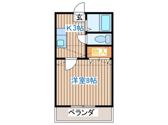 間取図 アヴァンセ富沢南壱番館