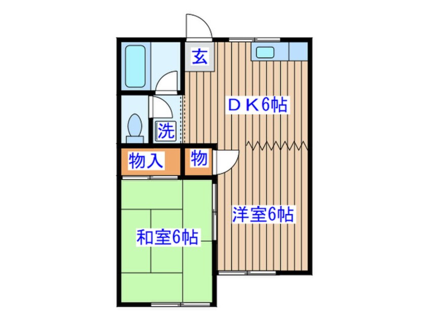 間取図 コーポミヤマ