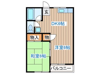 間取図 コーポミヤマ