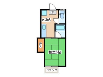 間取図 サンハイツＫ－２１