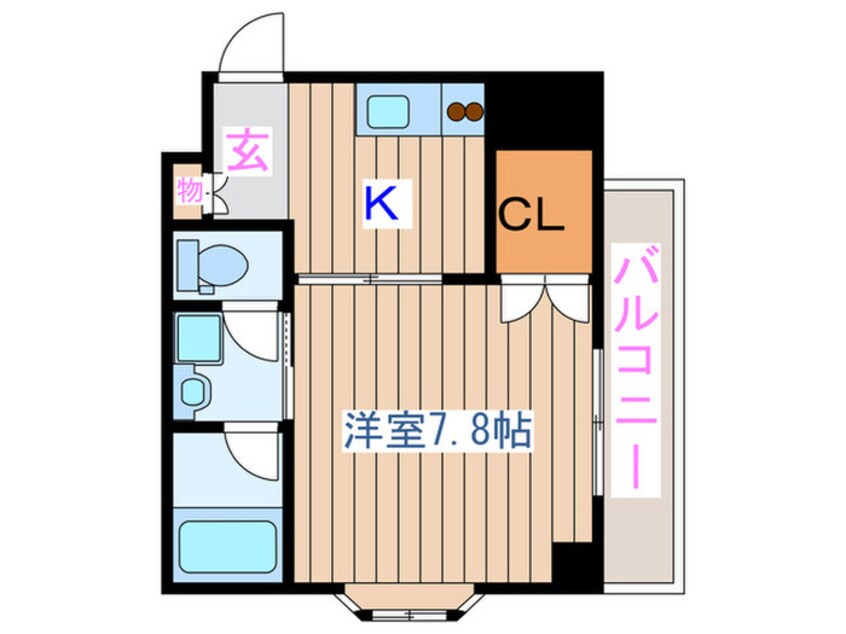 間取図 しゃとれ新寺