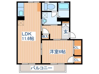 間取図 ヴィラ　レティス