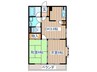 リヴ宮千代 2DKの間取り