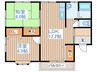 スターライト参番館 2LDKの間取り