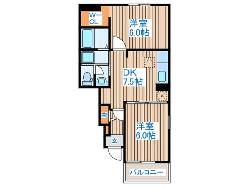 間取図 オーガスタⅡ