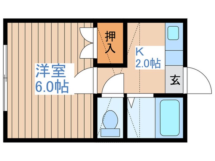 間取り図 アーバンシティ名取ⅡA