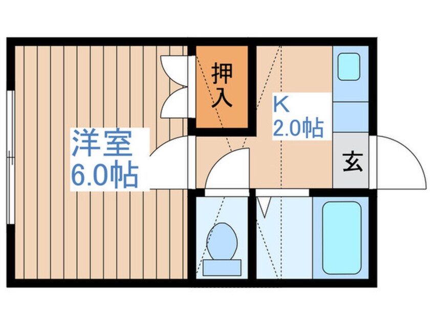 間取図 アーバンシティ名取ⅡA