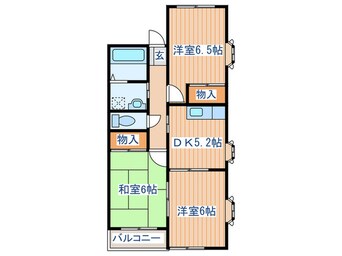 間取図 プラティーク桜木