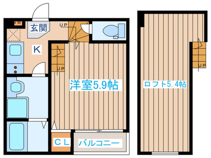 間取図 ヴィラ・ジプソフィル