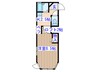 Roissy DECO 1Kの間取り