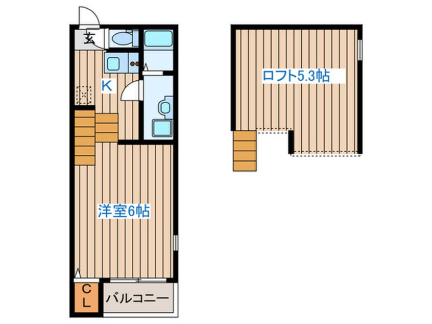 間取図 ハーモニーテラス郡山Ⅲ