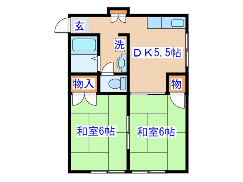 間取図 アメニティゾーンあけぼの